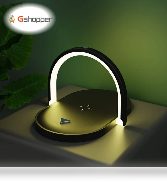 Wireless Charging Night Light Fast Charger with Bracket — Chargers