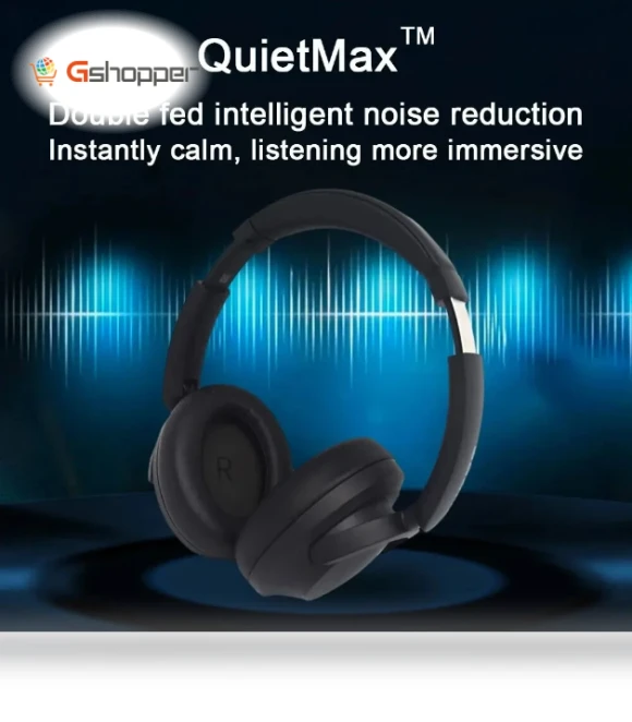 Wireless Gaming Headset with ANC — Over-Ear Headphones, 1MORE