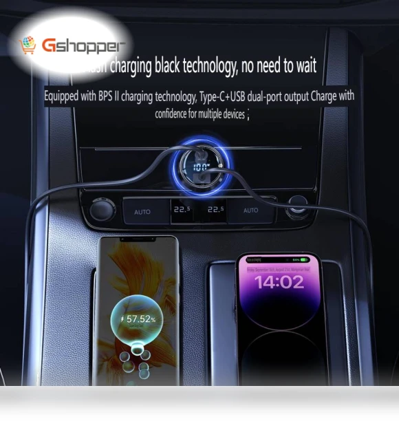 100W Fast Charging Car Charger — Chargers, Baseus