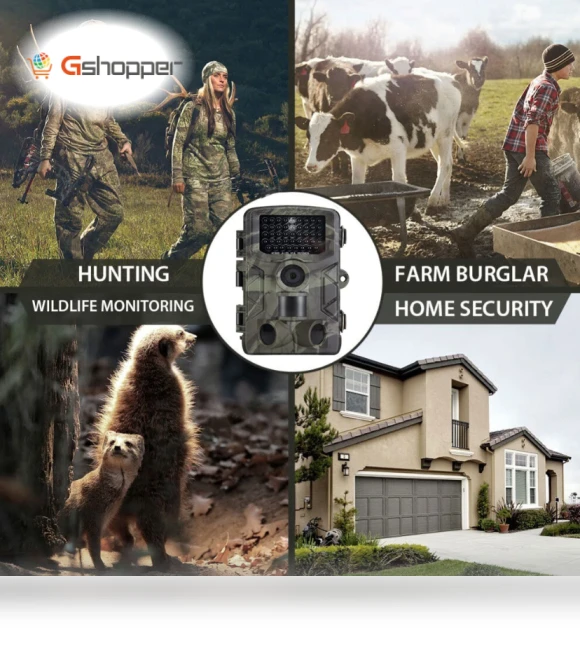 24MP 1080P Night Vision Waterproof Hunting Camera — Outdoor & Wildlife Cameras, SUNTEK