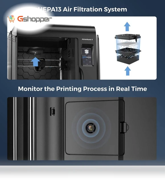 3D Printer with Camera and Air Filter — 3D Printing Solutions, FLASHFORGE