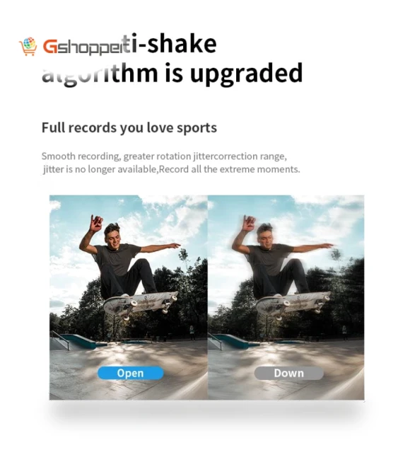 4K60FPS WiFi Anti-shake Action Camera — Adventure & Sports Cameras, VIRAN