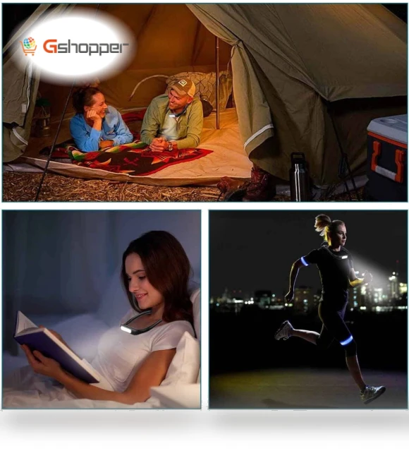 Adjustable Brightness LED Neck Reading Light — Reading Lights