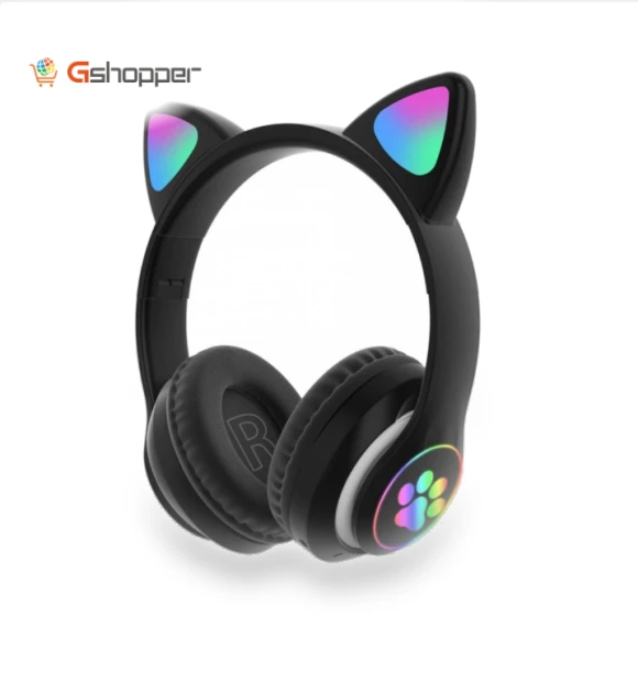 Colorful Cat Ear Headphone — Over-Ear Headphones