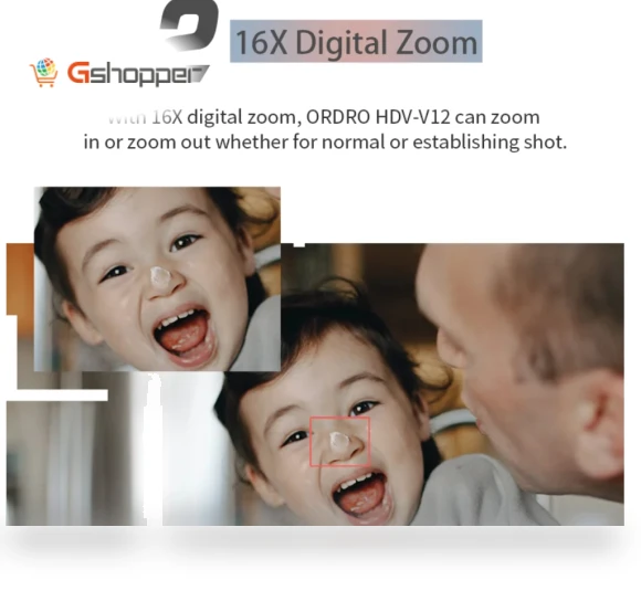 Digital Video Camera — Camcorder, Ordro