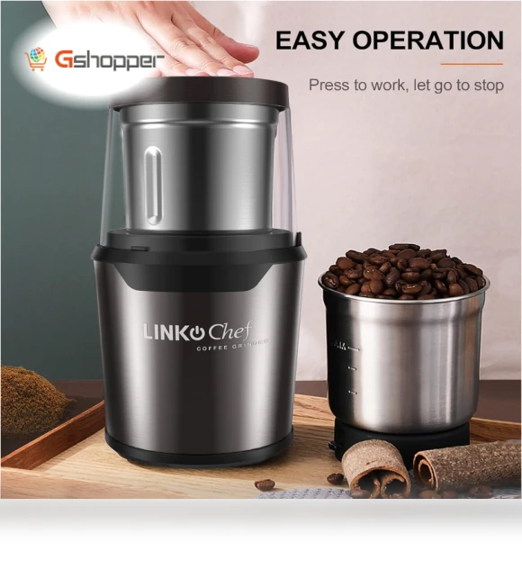 Electric Coffee and Spice Grinder — Spice Grinders, LINKchef