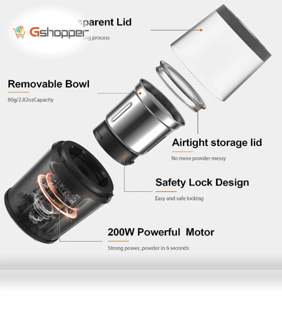 Electric Coffee and Spice Grinder — Spice Grinders, LINKchef