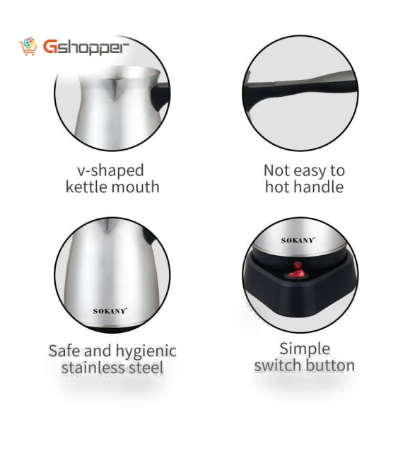 Electric Turkish Coffee Pot — Kettles & Tea Machines, SOKANY
