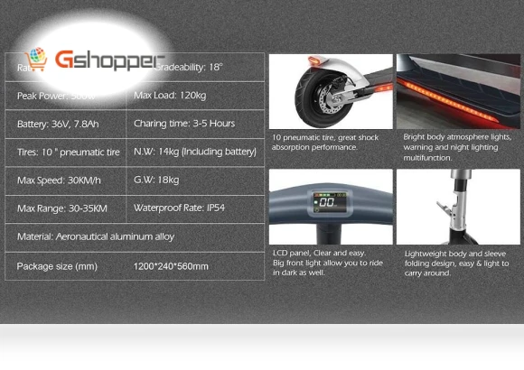 Foldable High Speed Offroad Fat Tires Waterproof Kick E Balance Rider Bike E Scooter — Push Scooters, Mankeel