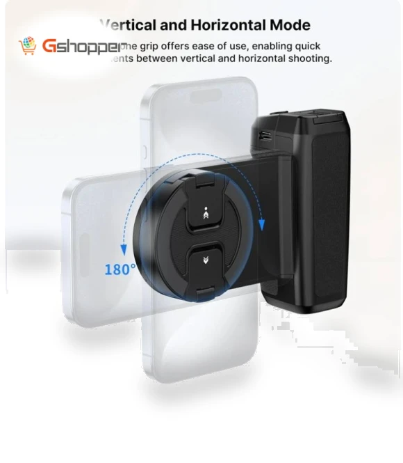 MagSafe Bluetooth Shutter Smartphone Camera Handle Grip — Selfie Sticks, Ulanzi