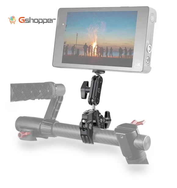 Metal Super Clamp with 360° Ball Head Magic Arm — Mounts & Clamps, Ulanzi