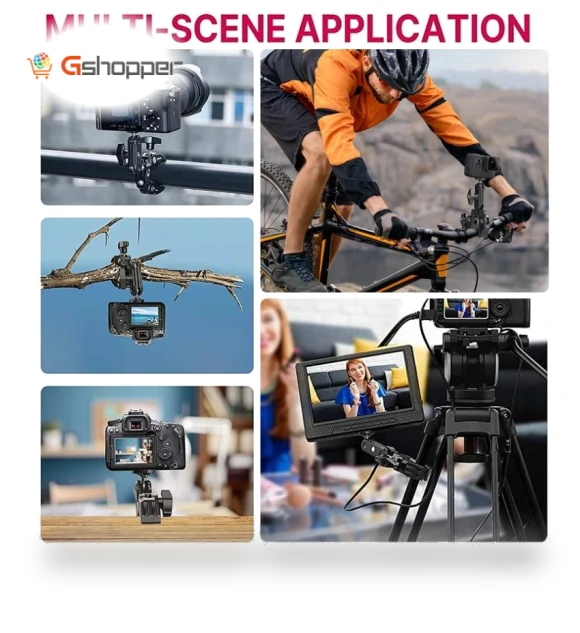 Metal Super Clamp with 360° Ball Head Magic Arm — Mounts & Clamps, Ulanzi