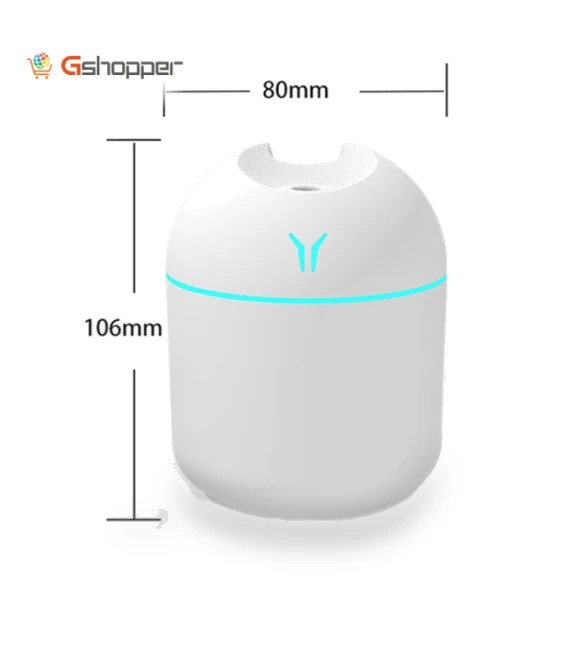 Mini Desktop Colourful Night Light Car Humidifier — Air Moisturizers