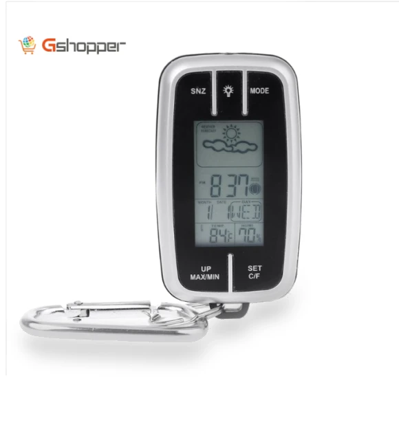 Mini Weather Clock Temperature & Humidity Meter — Weather Monitoring Clocks
