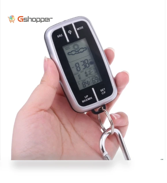 Mini Weather Clock Temperature & Humidity Meter — Weather Monitoring Clocks
