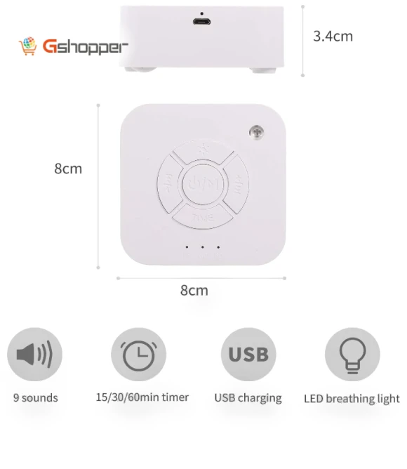 Portable Sleeping Light White Noise Machine — Sound Machines