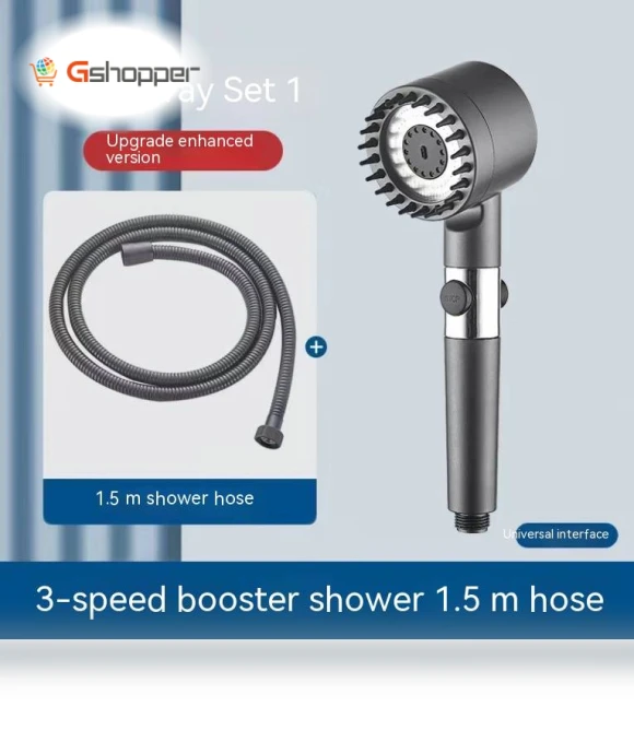 Powerful Supercharged Handheld Showerhead — Handheld, Daispray