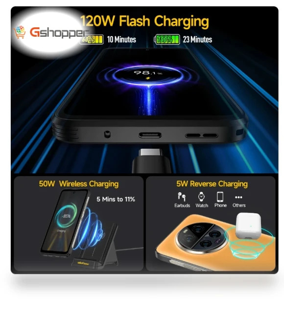 Rugged 5G Smartphone with Satellite Messaging — Mobile Devices & Accessories, Ulefone