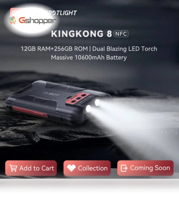 Rugged Smartphone — Adventure & Sports Cameras, Cubot