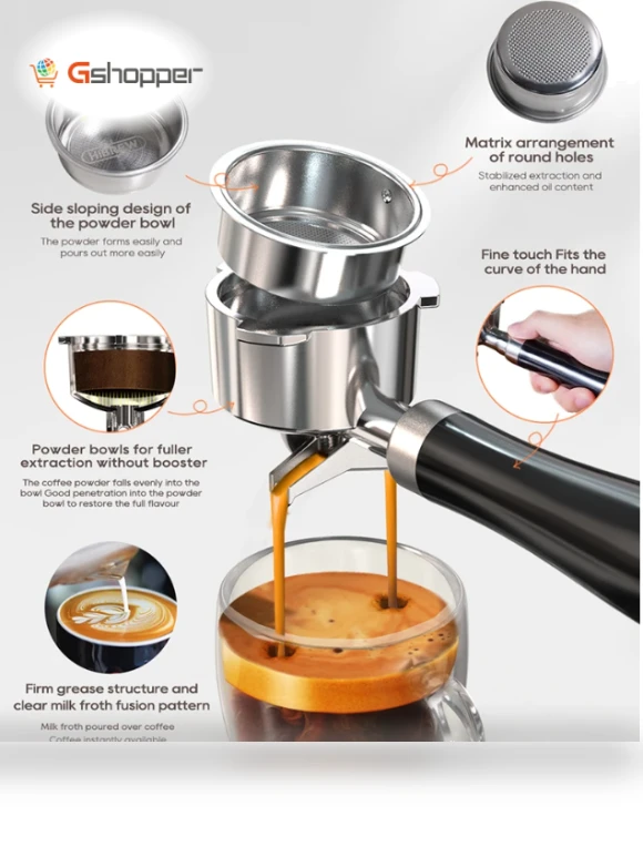 Semi Automatic Espresso Coffee Machine — Espresso Machines, HIBREW