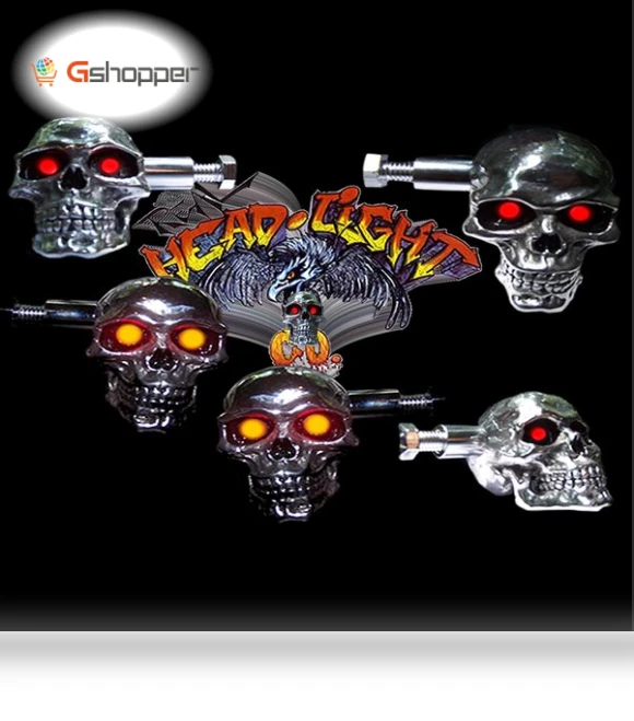 Skull Headlight — Bike Headlights