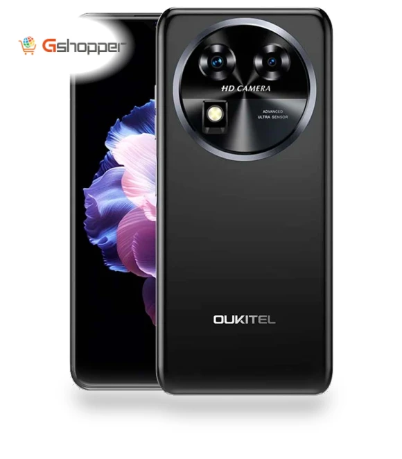 Smartphone with 5150mAh Battery and 6.6-Inch 2k Display — Mobile Devices & Accessories, OUKITEL