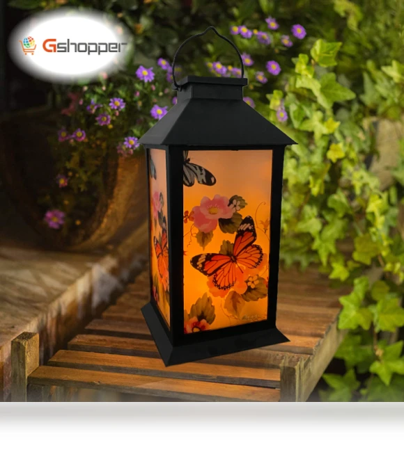 Solar Garden Light Candle Wind Light — Outdoor Light Projectors