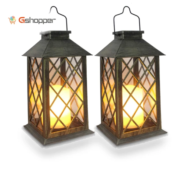Solar Garden Light Candle Wind Light — Outdoor Light Projectors