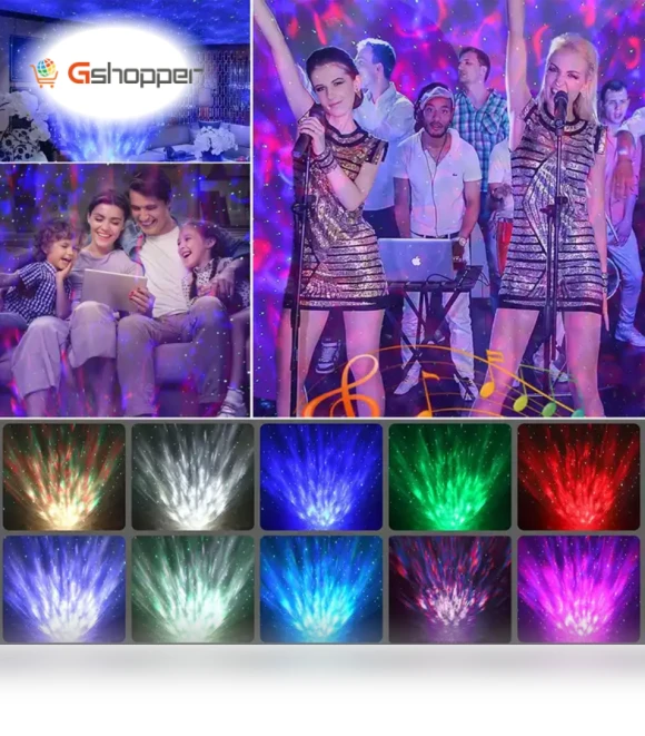 Space Ball Music Star Light Galaxy Projector — Outdoor Light Projectors, Bolong
