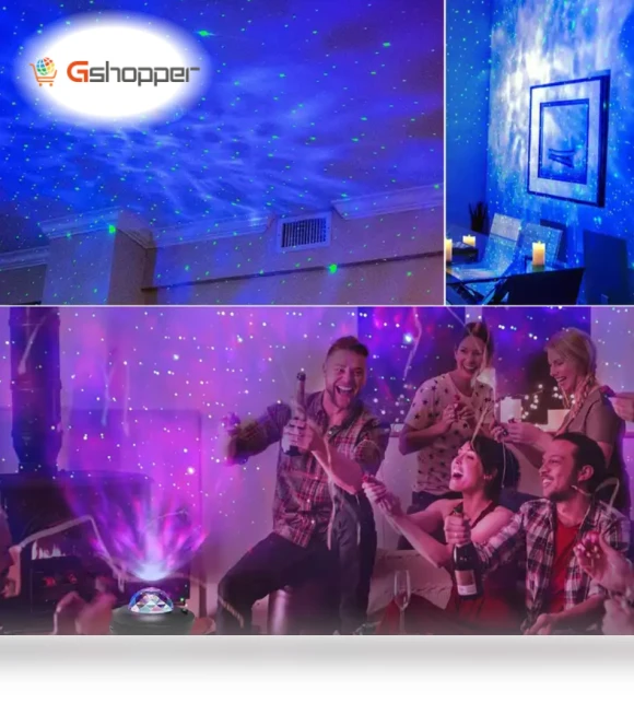 Space Ball Music Star Light Galaxy Projector — Outdoor Light Projectors, Bolong