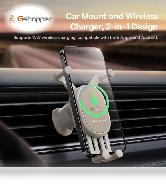 Stable Pro Gravity Wireless Charger Car Mount — Vehicle Power Solutions