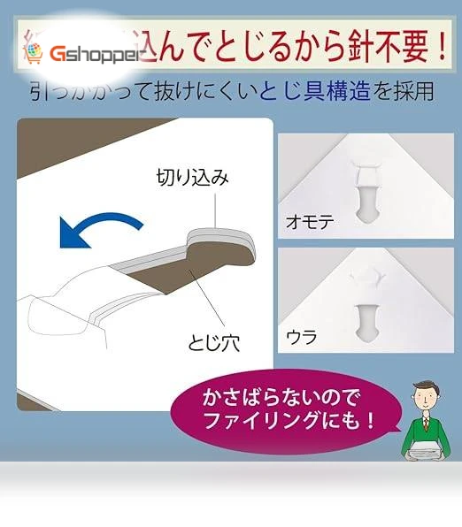 Stapleless Stapler — Staple Removers, Kokuyo