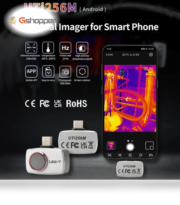 Thermal Camera For Mobile Phone — Thermal Imaging Devices, UNI-T