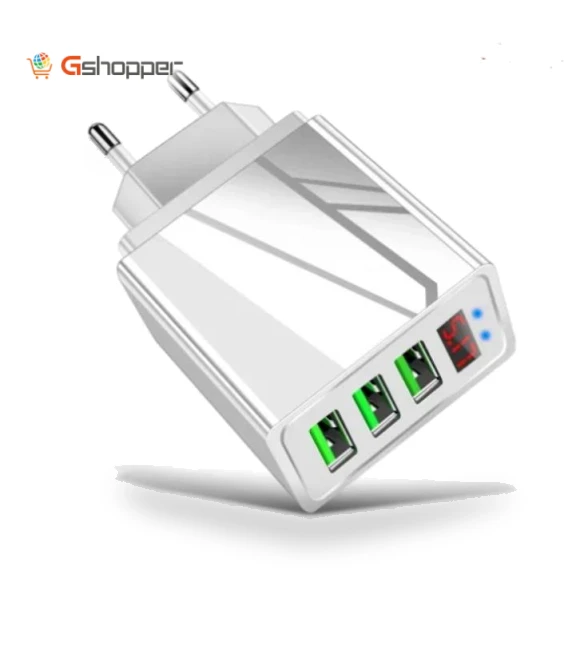 Three USB Port Phone Charger — Chargers