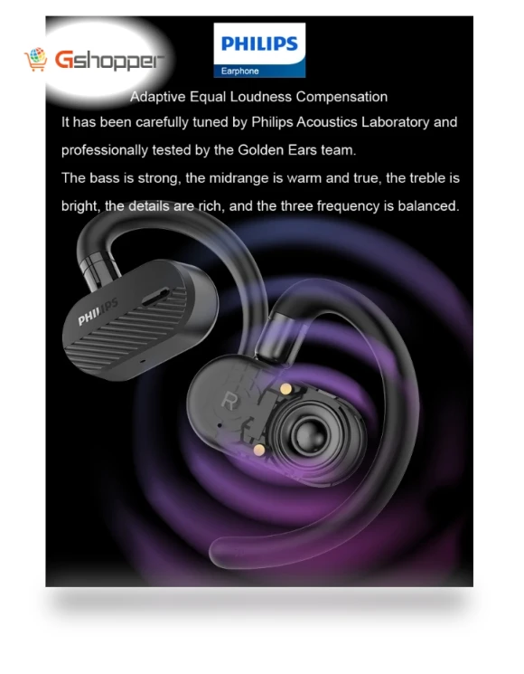 True Wireless Bluetooth Earphones — In-Ear Headphones, Philips