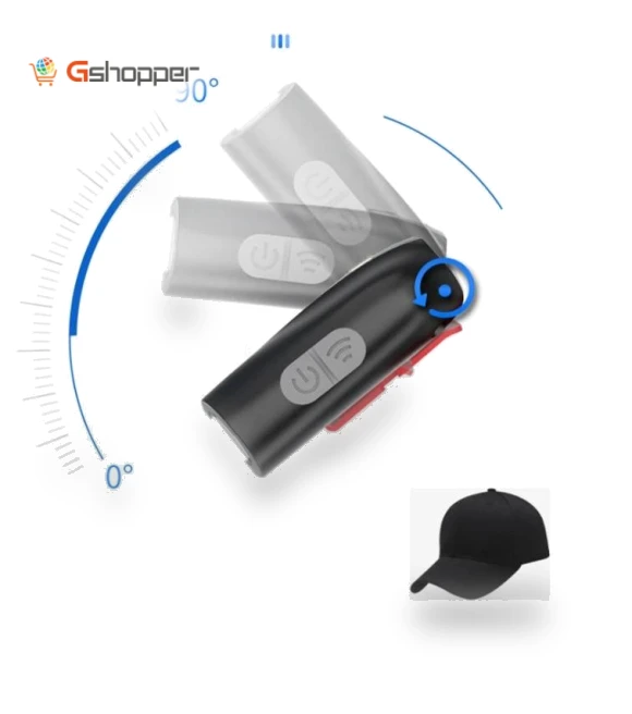 USB Charging Fishing Light Brim Headwear Hat Clip Light — Accessories