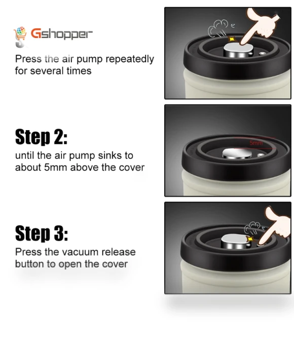 Vacuum Coffee Bean Tea Canister — Tea Storage Chests