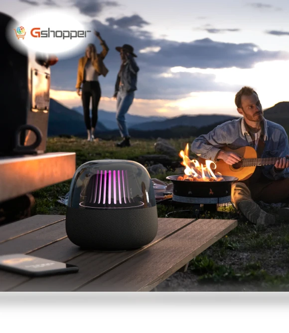 Wireless Bluetooth Speaker with RGB Lights — Portable Audio Solutions, Allway