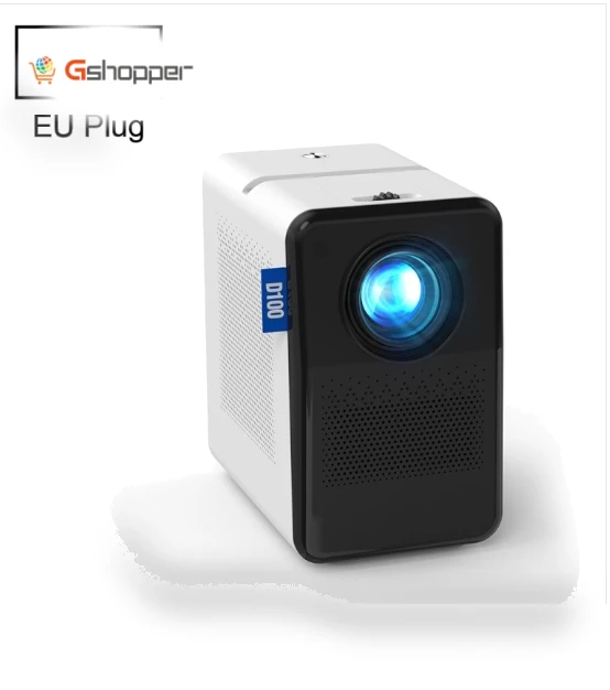 180 ANSI Mini LED+LCD Smartphone Wireless Screen Projector — Home Theater Projectors