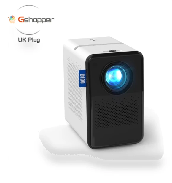 180 ANSI Mini LED+LCD Smartphone Wireless Screen Projector — Home Theater Projectors