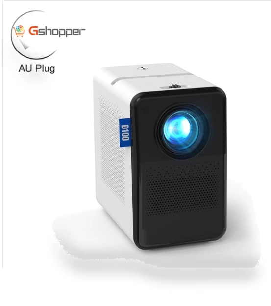 180 ANSI Mini LED+LCD Smartphone Wireless Screen Projector — Home Theater Projectors