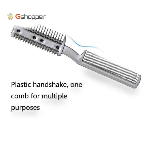 2-in-1 Pet Cleaning Dead Hair Clipper and Smooth Hair Combing Tool — Brushes