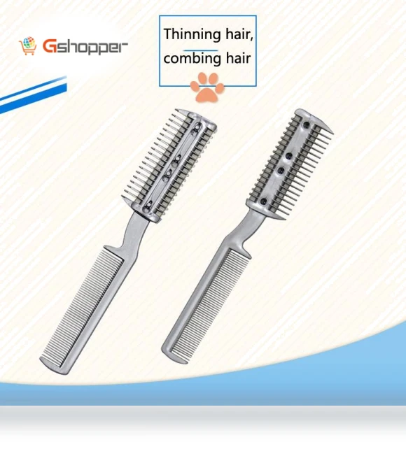 2-in-1 Pet Cleaning Dead Hair Clipper and Smooth Hair Combing Tool — Brushes