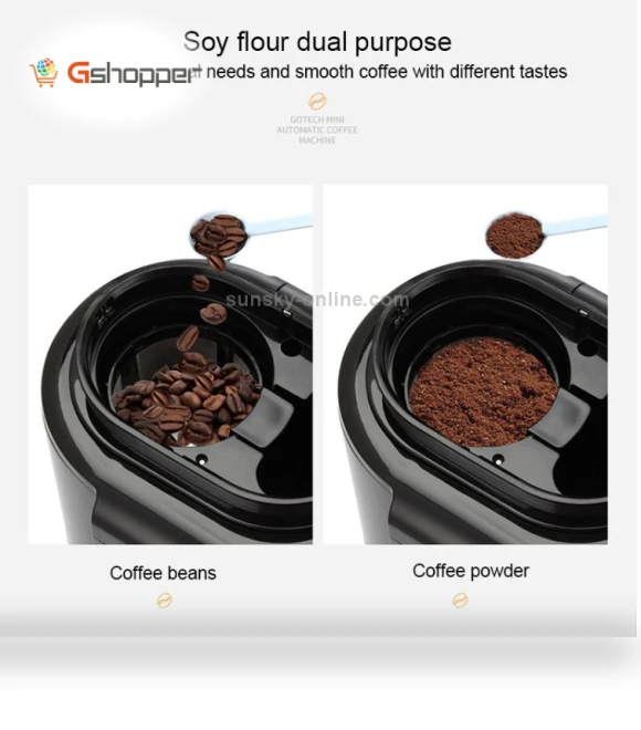Automatic Grinding Integrated Commercial Ground Drip Coffee Pot — Electric Blade Coffee Grinders, GOTECH