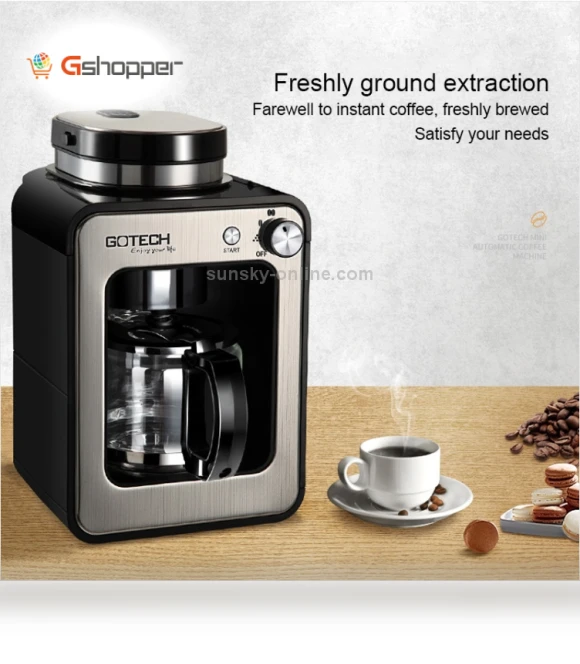 Automatic Grinding Integrated Commercial Ground Drip Coffee Pot — Electric Blade Coffee Grinders, GOTECH