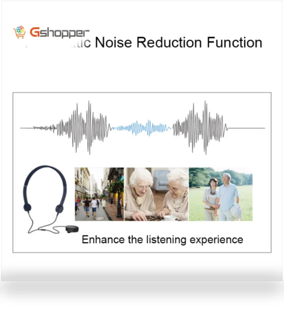 Bone Conduction Wired Earphone Charging Hearing Aid — Hearing Support