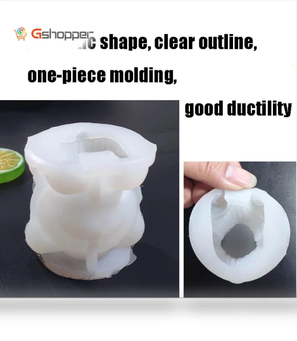 Cartoon Milk Tea Coffee Bear Ice Cube Silicone Mold — Molds