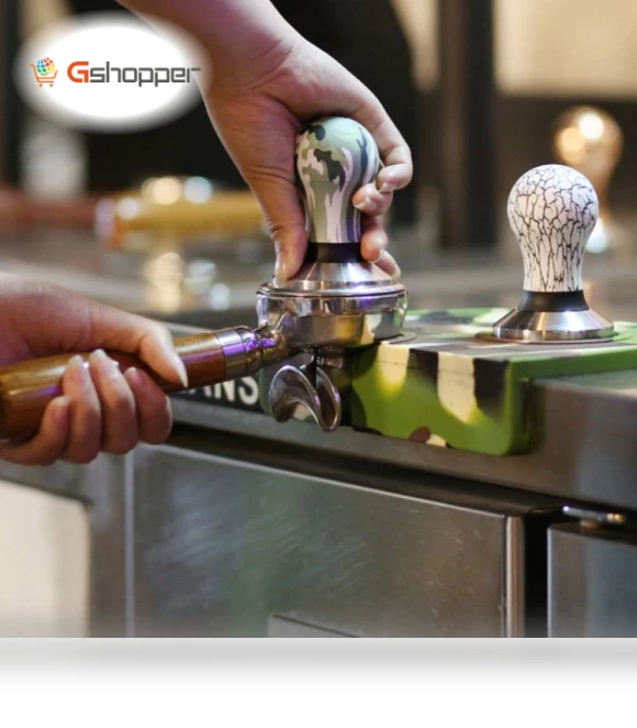 Coloured Silicone Frosted Handle Coffee Tamper — Tampers