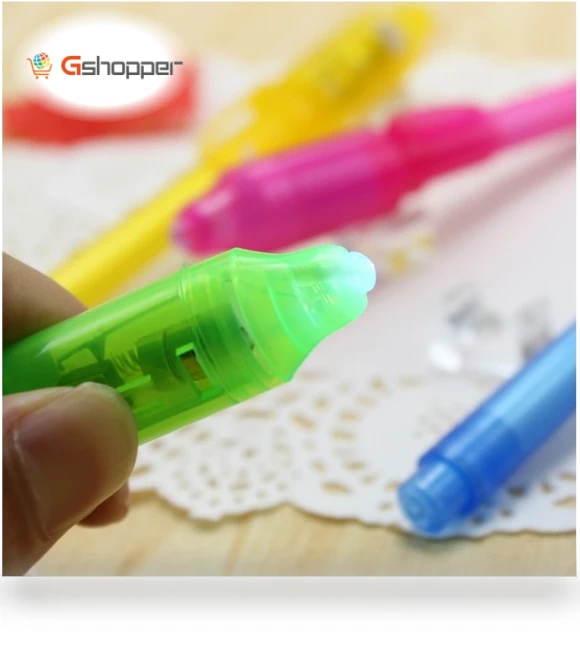 Creative Magic UV Light Invisible Ink Pen Marker Pen — Detective & Spy