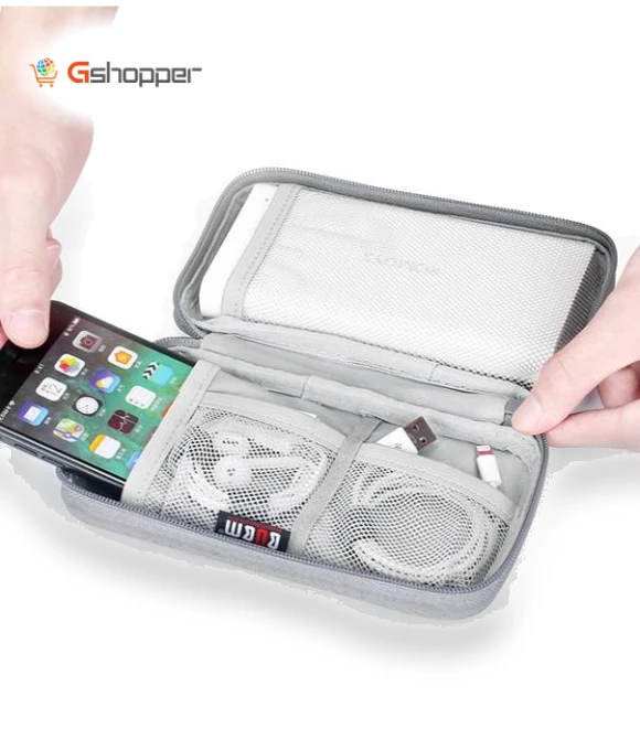 Digital Charger USB Data Cable Organizer Storage Bag — Cable Security, BUBM